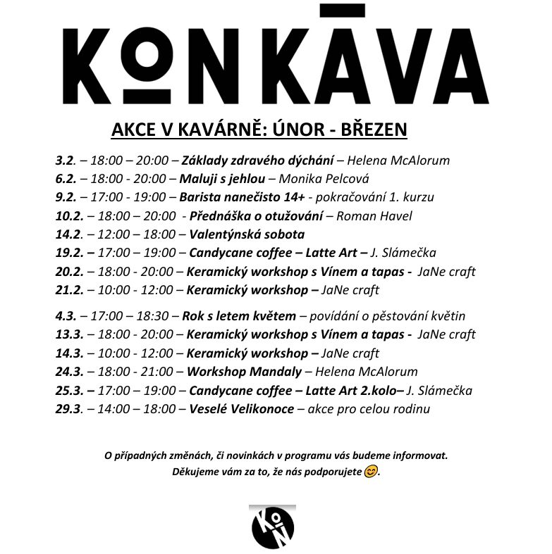 Akce - Únor až březen