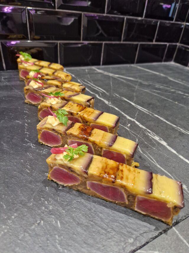 Thon rouge & aubergine