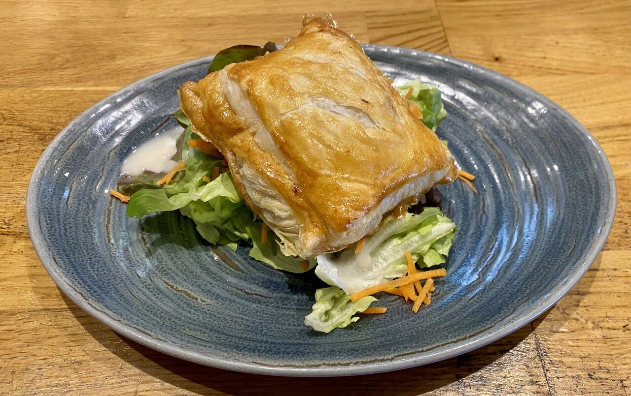 Feuilleté lardons et poireaux 