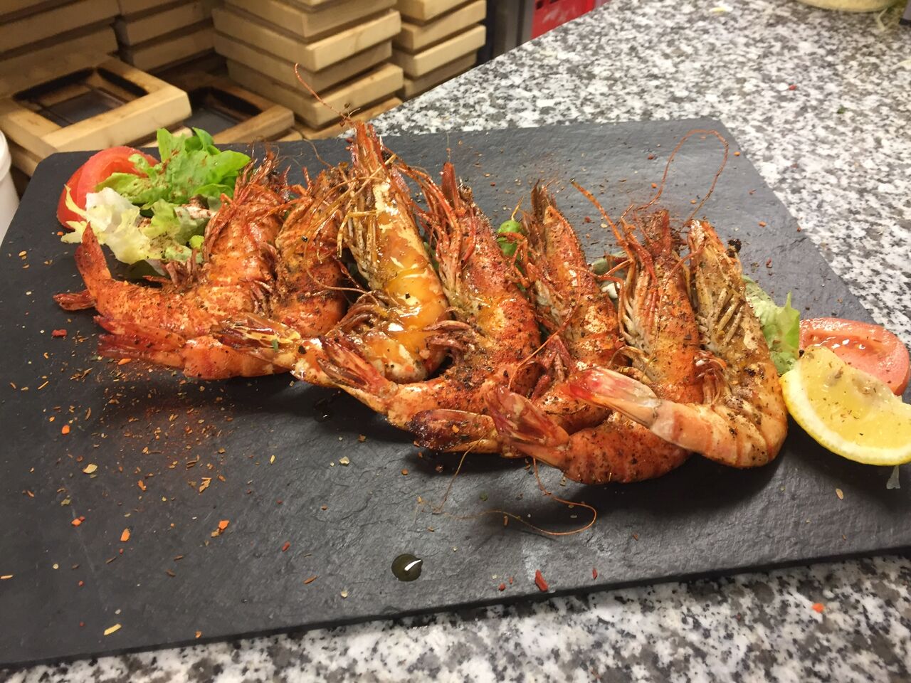 Gambas grillées