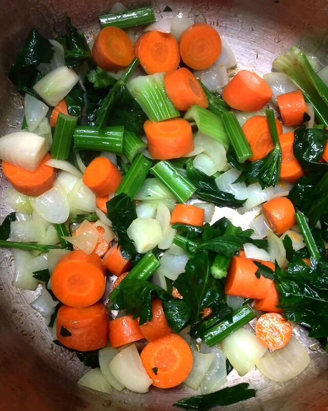 La base de nos sauces : fond de légumes fait maison !