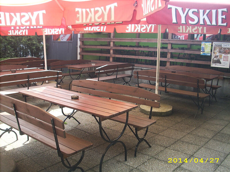 Nasz ogródek piwny w sezonie.