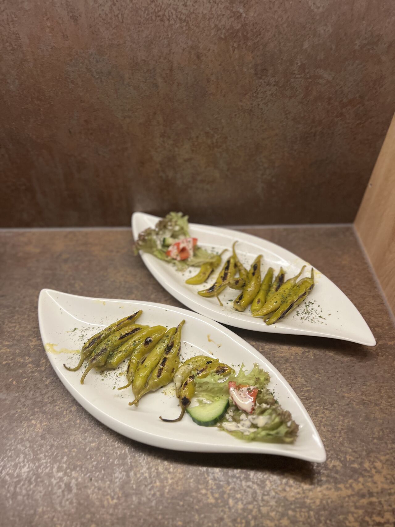 Gegrillte Peperoni