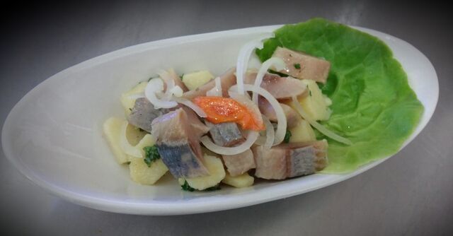 Filets de hareng et ses pommes de terre