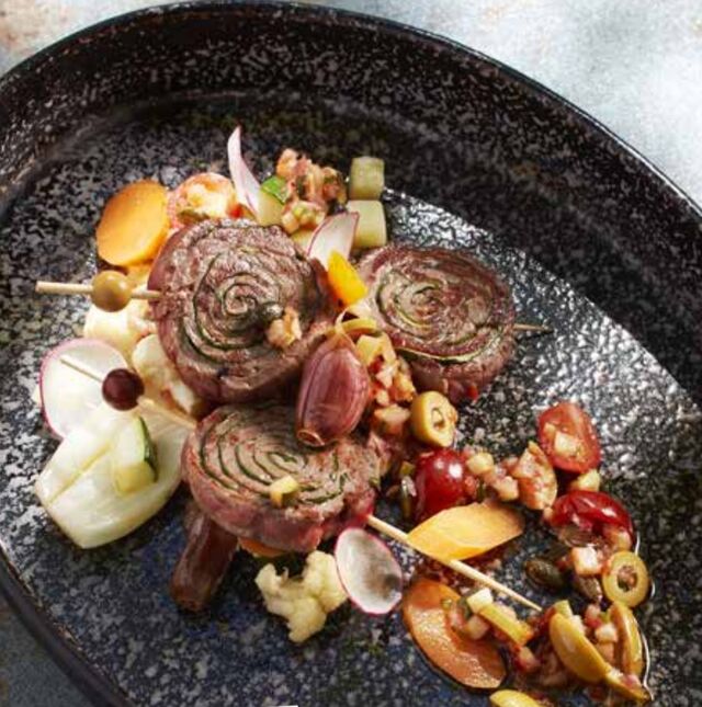 SUCETTE DE VEAU A LA SALTIMBOCCA