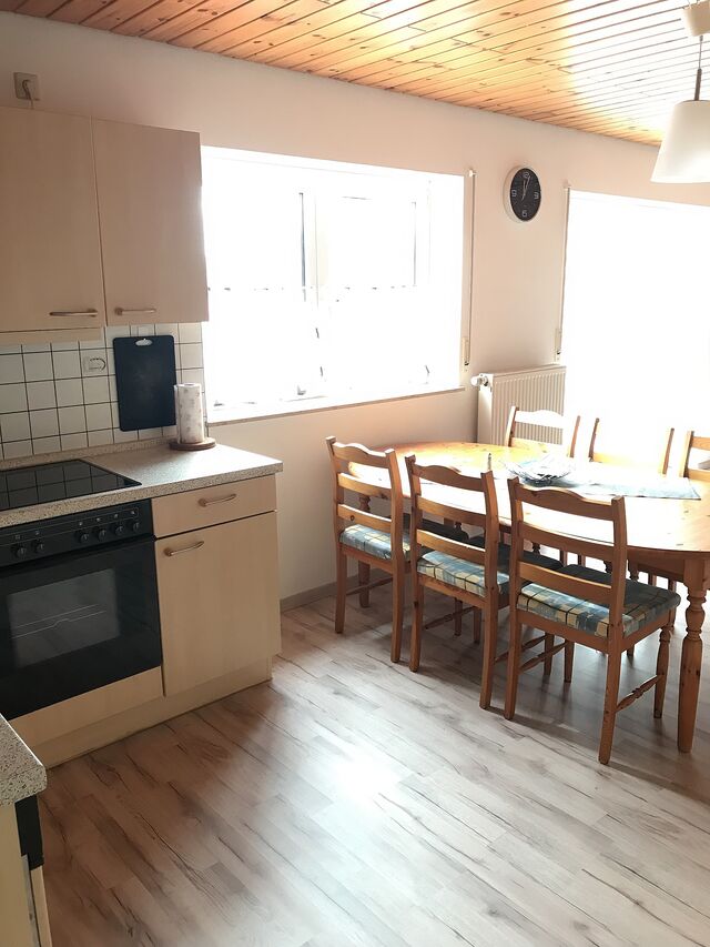 Küche mit Essplatz Apartment 1