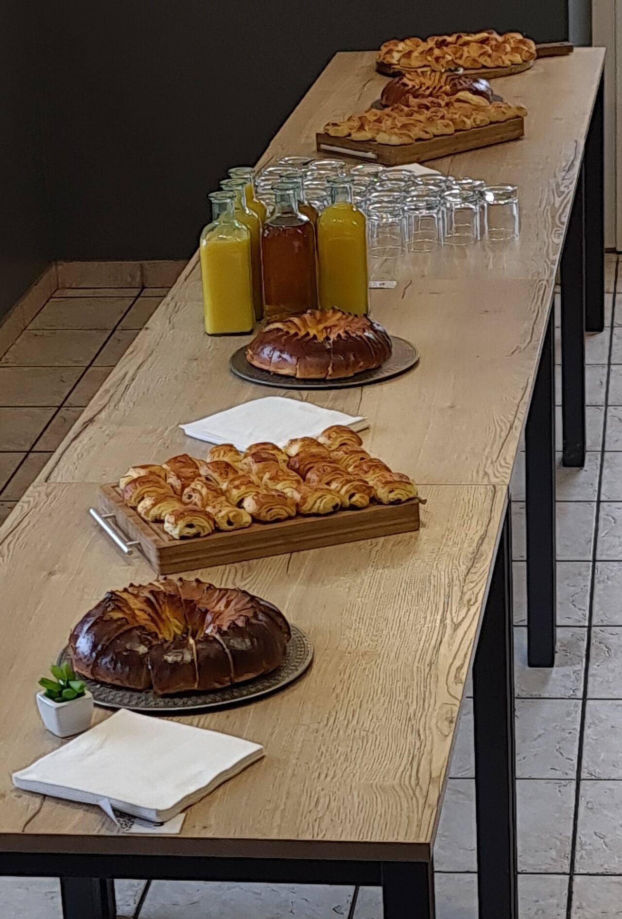 Petit déjeuner pour vos séminaires