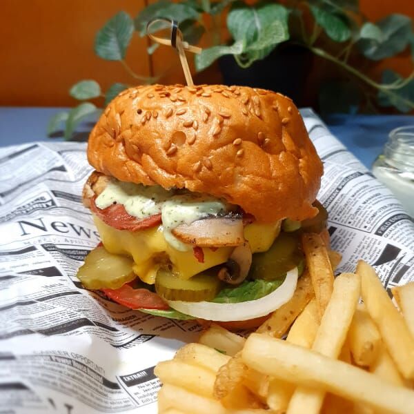Burger Bacon Champ Vegana