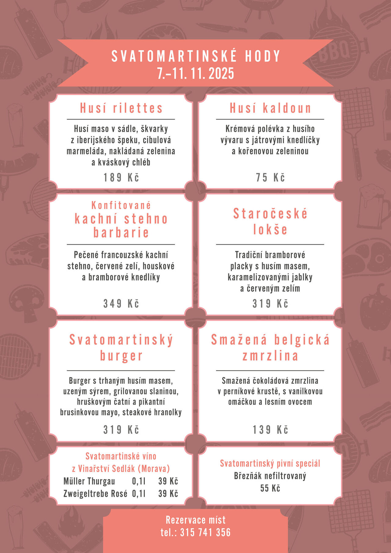 Svatomartinské hody 7-11.11.2025