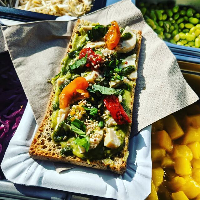 TAOST POULET poke and cream