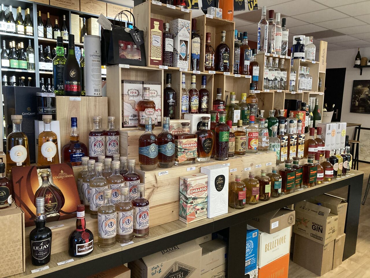 Rhums/gin/eau de vie/ etc…