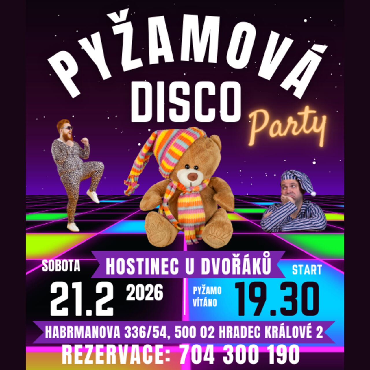 Pyžamová disco party