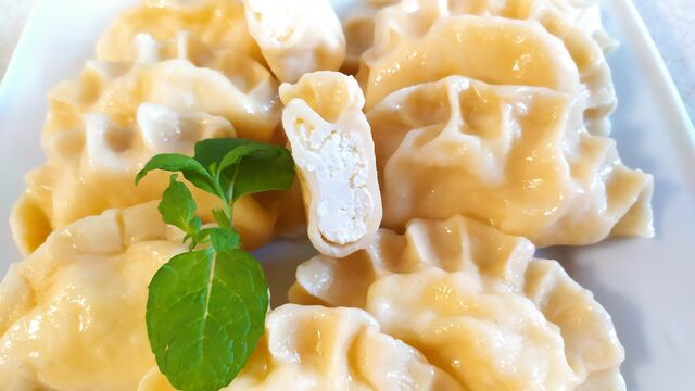 Pierogi z serem na słodko