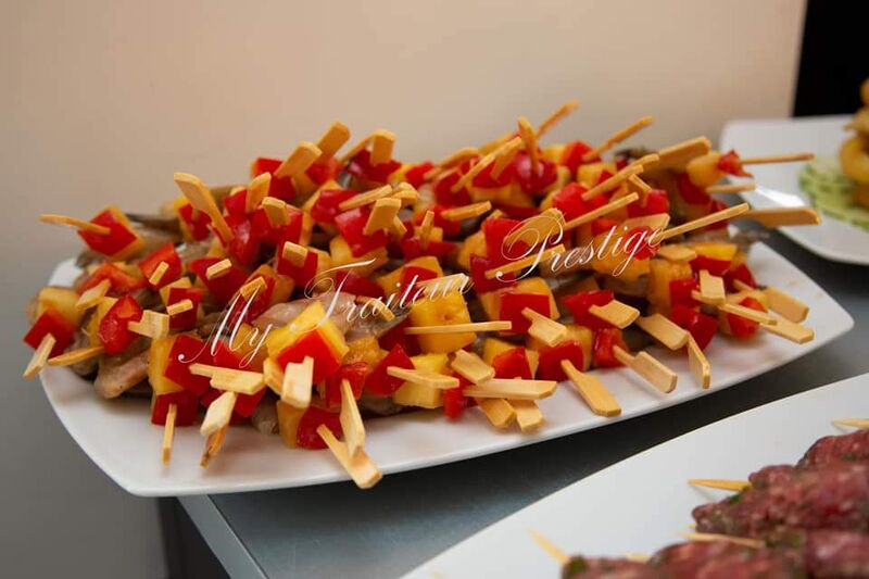 Animation brochettes de gambas grillées