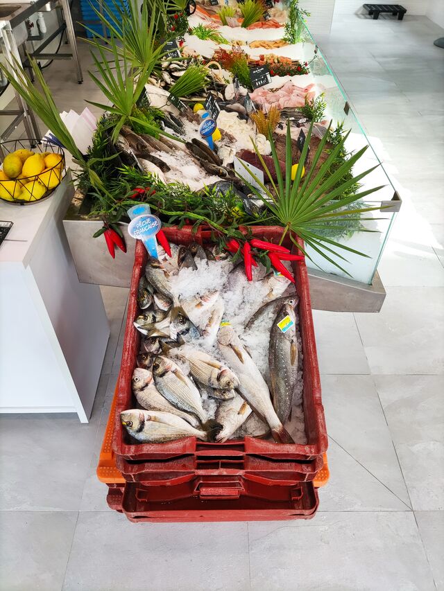 Arrivage de criée dorade royale sauvage et maigre de ligne