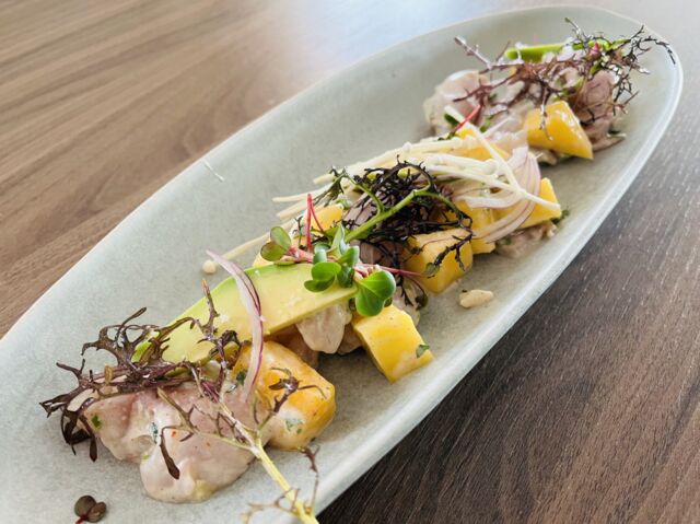 Ceviche de dorade, mangue avocat