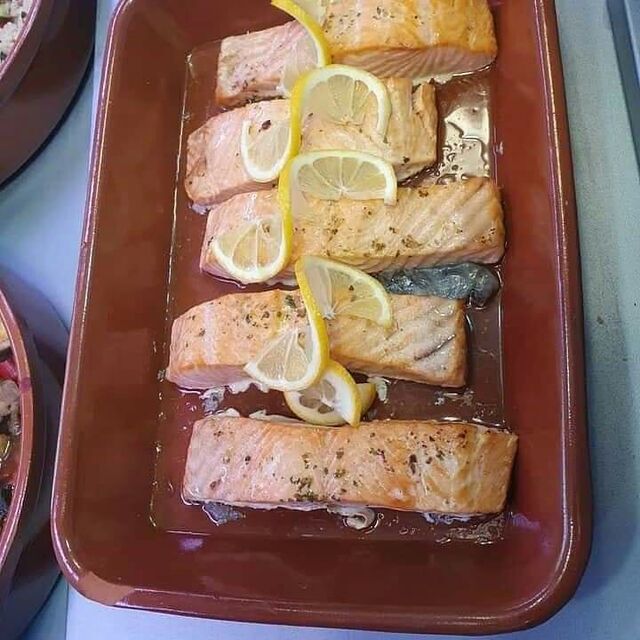 Salmón al horno
