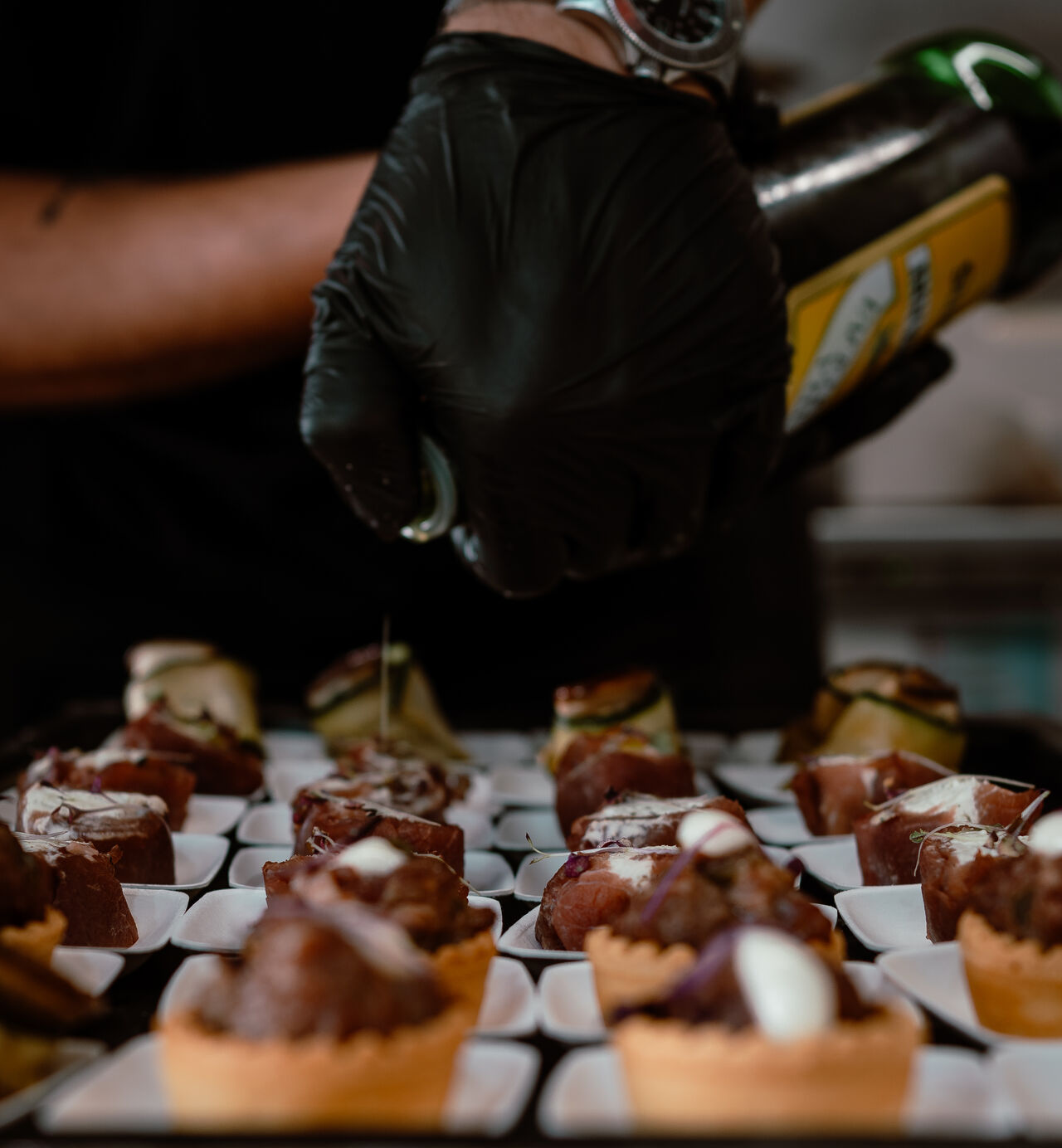 Tartar di manzo finger food