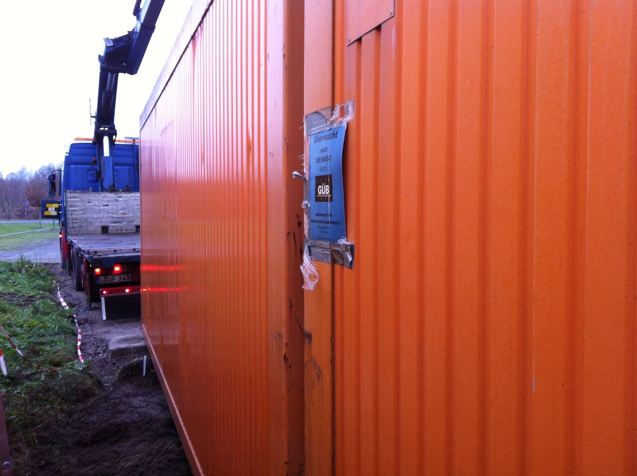 neues Lager wird geliefert