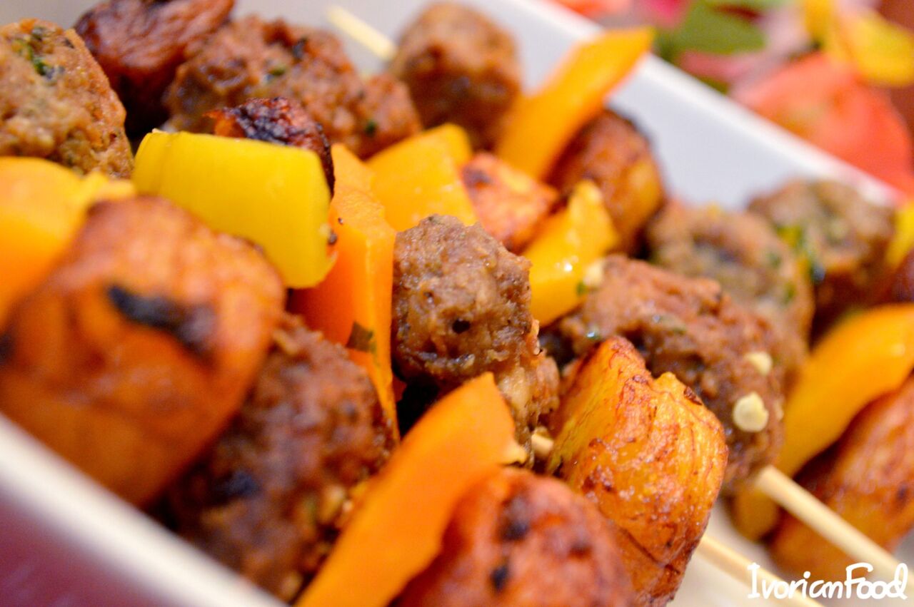 Brochet de viande de boeuf 