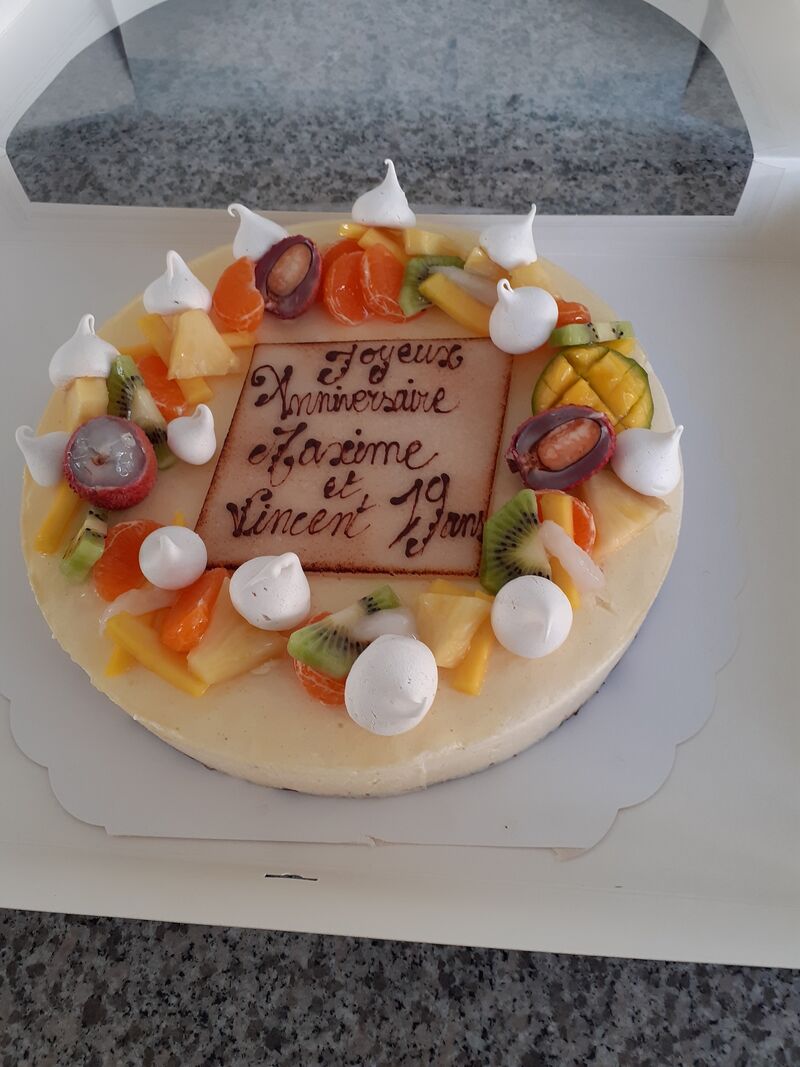 Entremet Passion Vanille