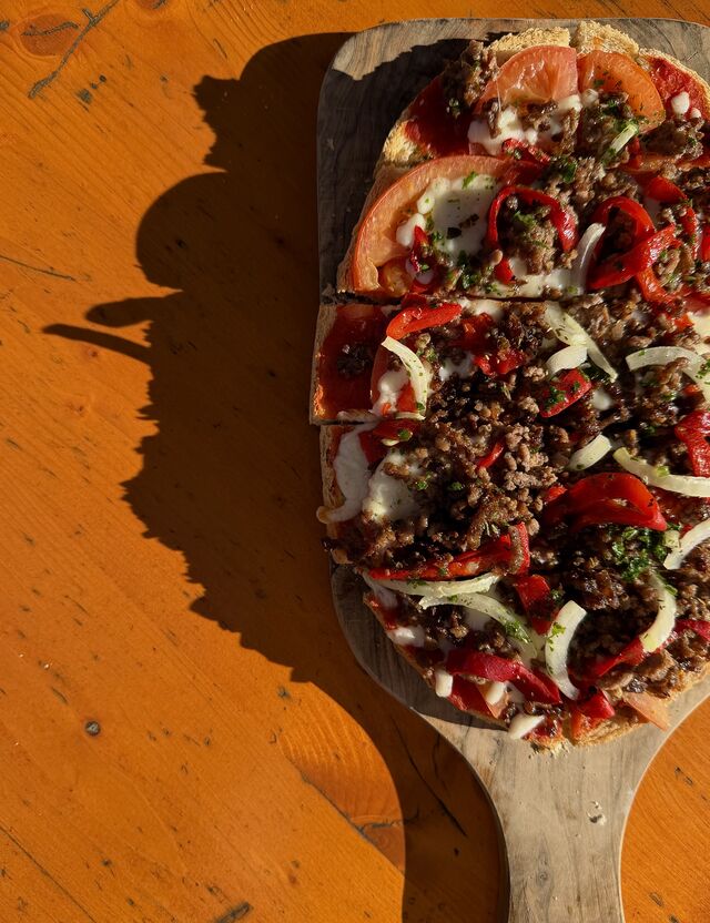 Bruschetta à la viande hachée