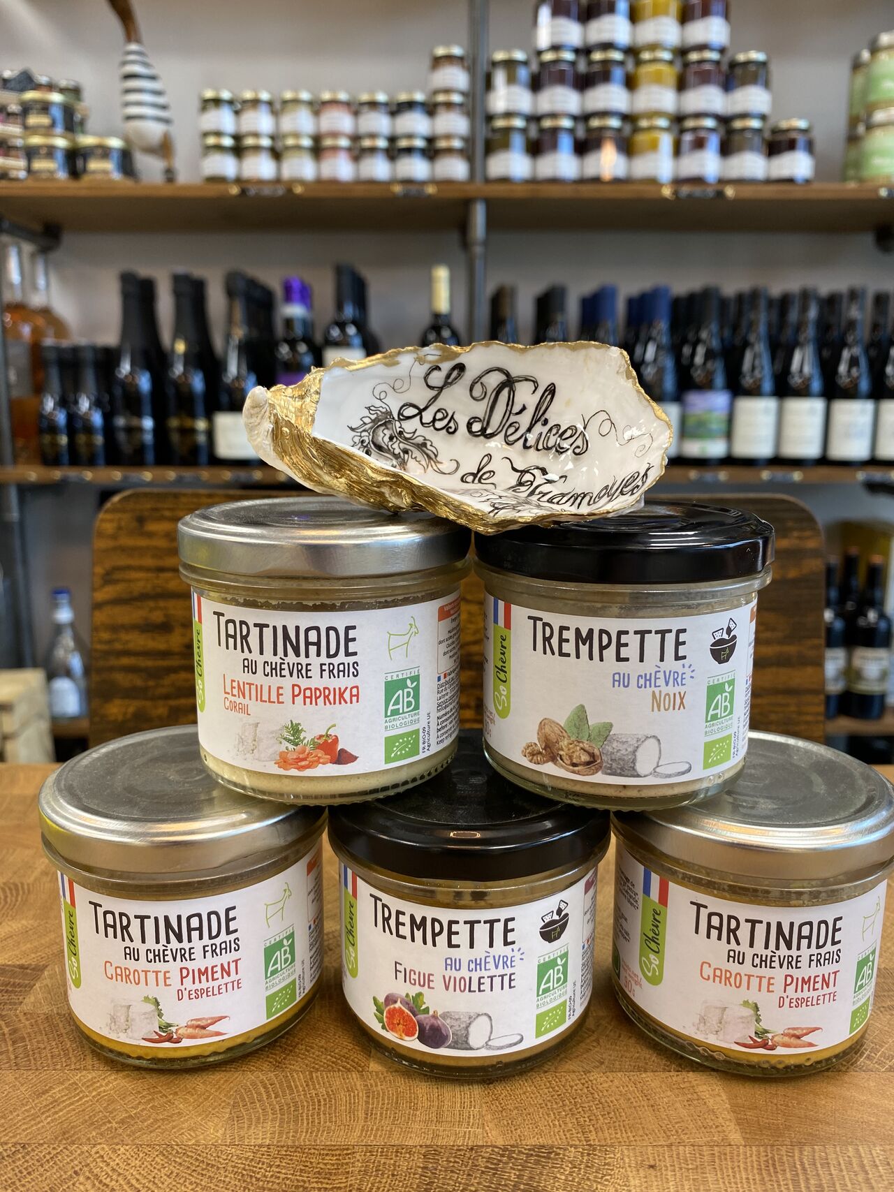 Trempette: tartinade au lait de chèvre 