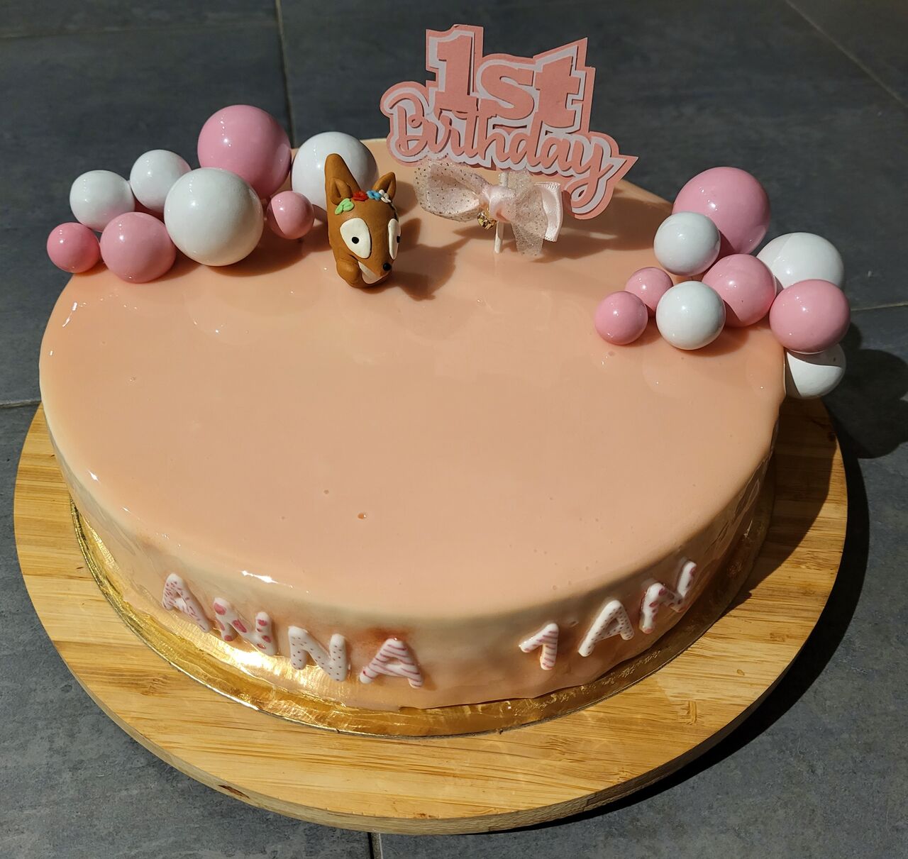 Entremet 1 an fille