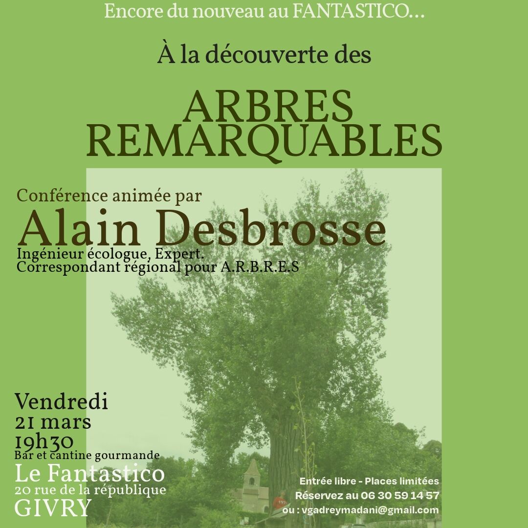 Conférence ARBRES REMARQUABLES