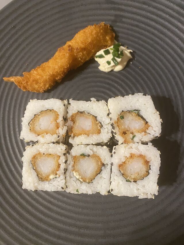 California crevettes panée mayonaise ciboulette 6€