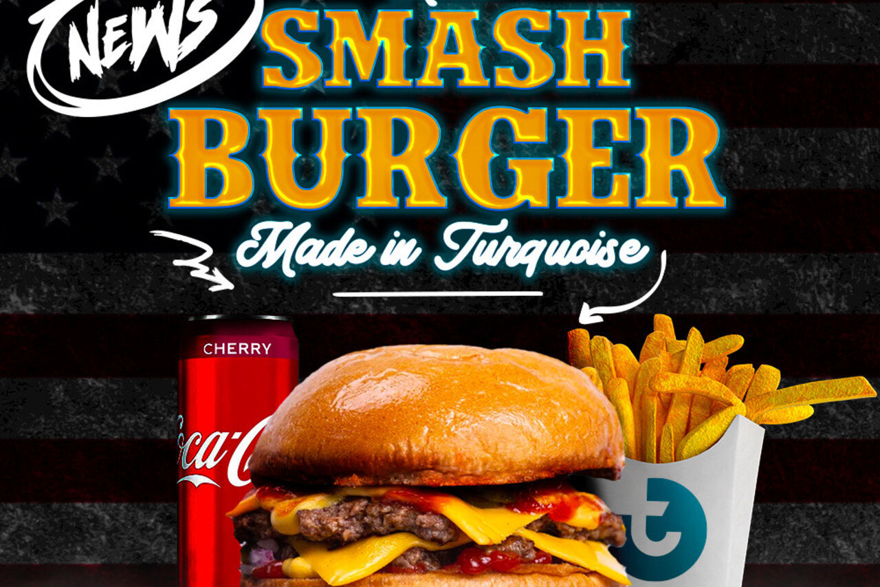 LE SMASH BURGER TURQUOISE !!!