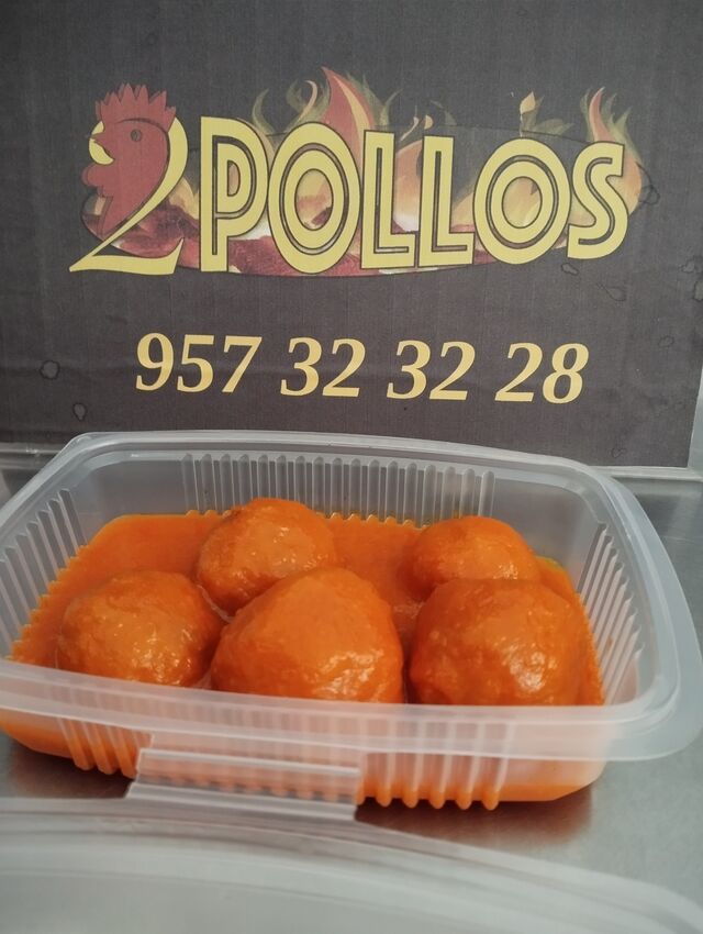 Albóndigas de choco y gambas 