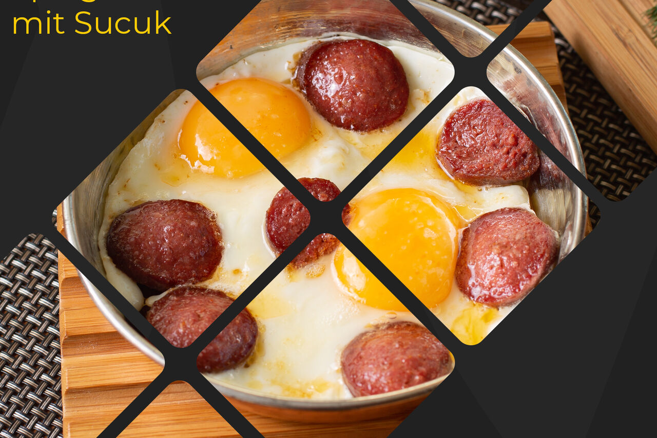 Spiegelei mit Sucuk