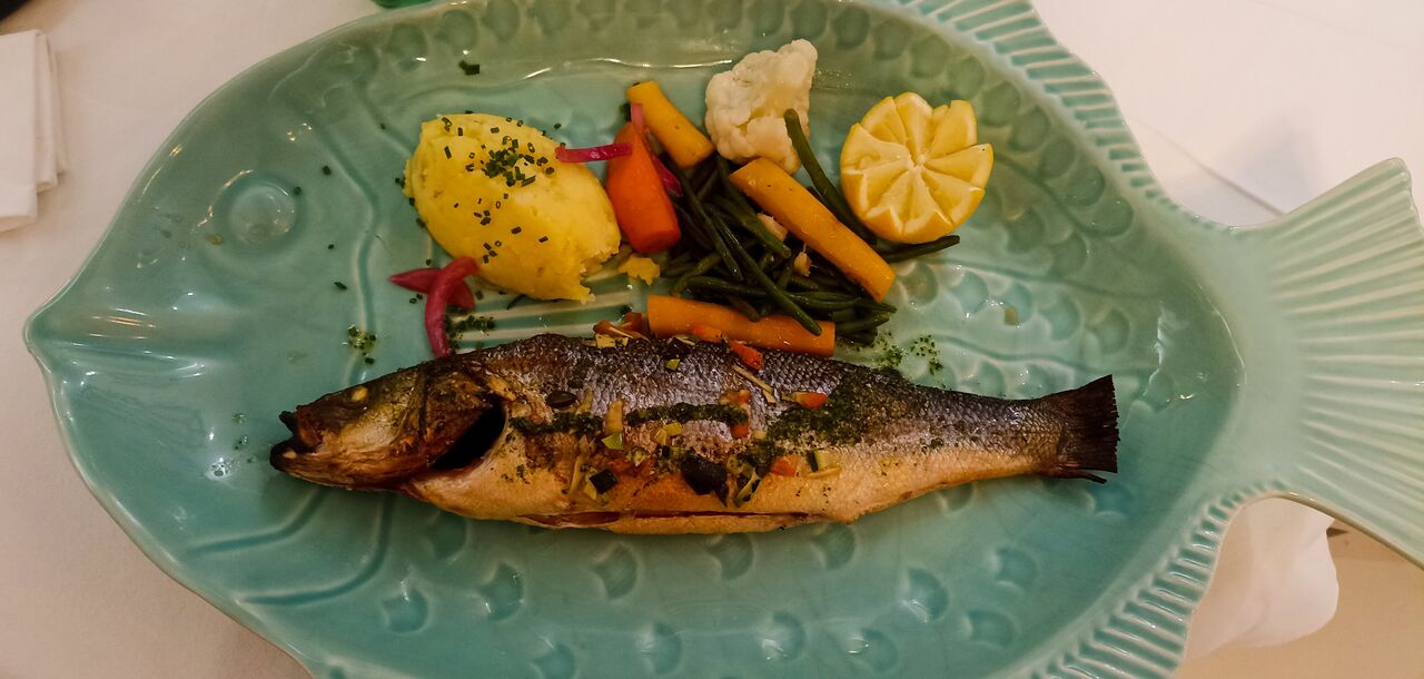 Loup 6.800g et ses petits légumes