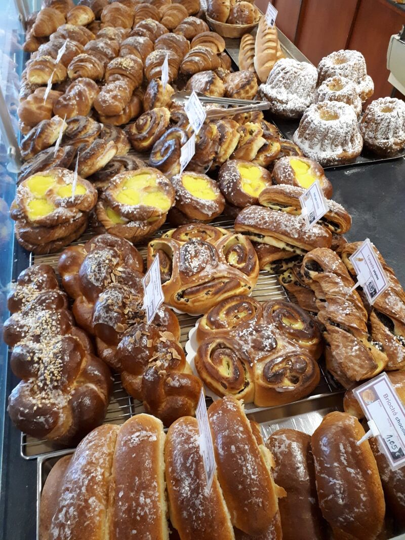 Notre large choix de viennoiseries 