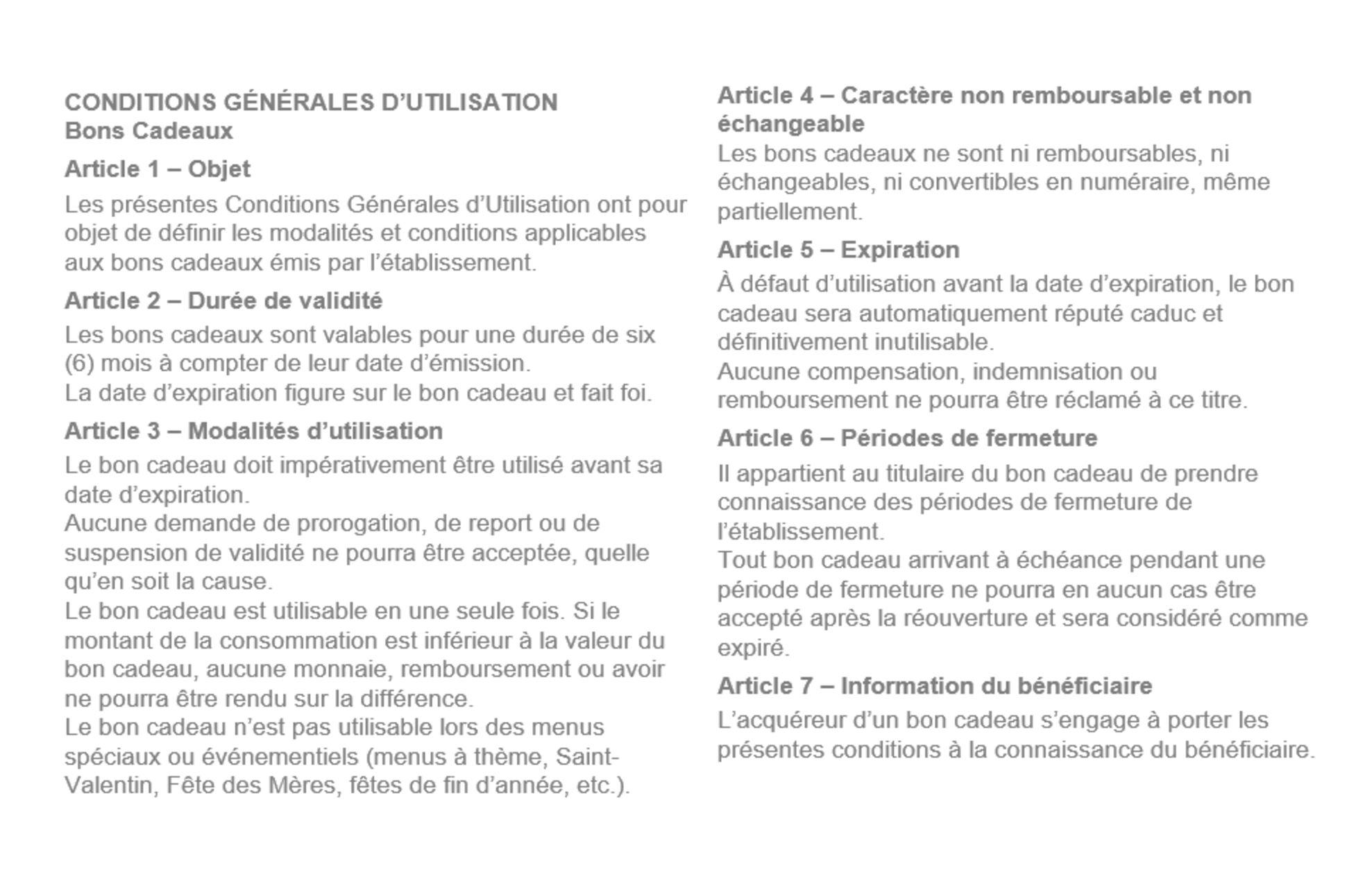 Information importante