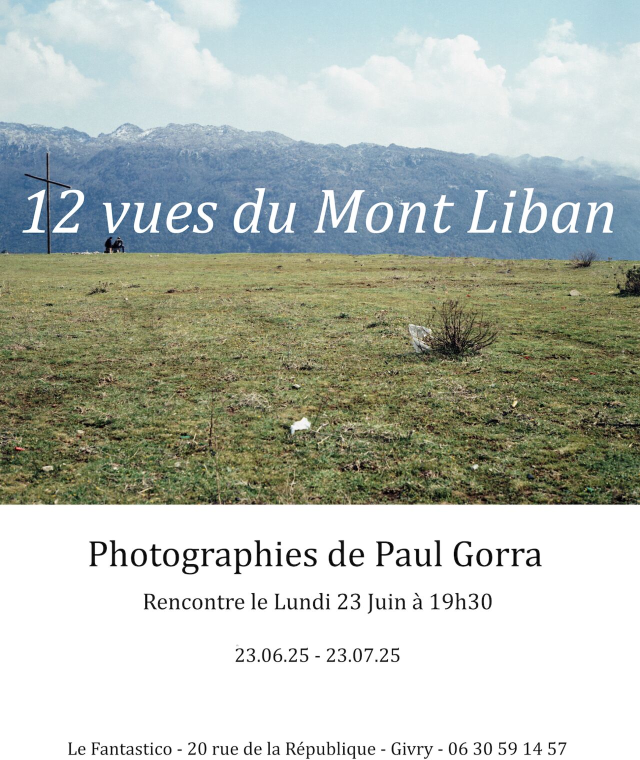 Rencontre Photo Paul Gorra 23 juin à 19 h 30 - Expo. jusqu'au 28.07.25