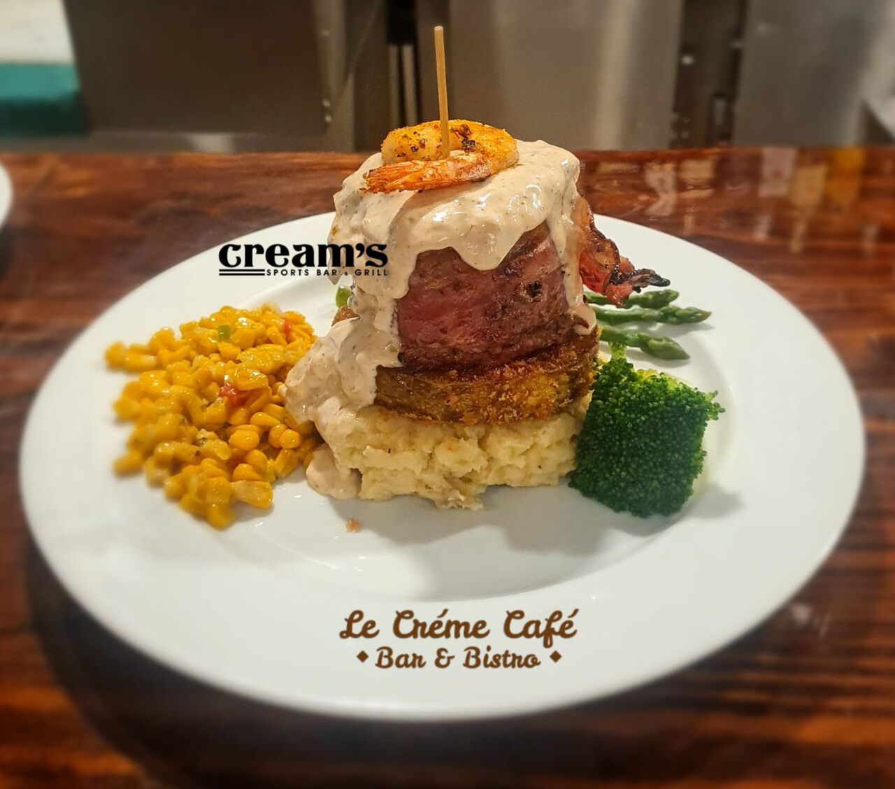 BEEF TENDERLOIN NAPOLEON STACKED