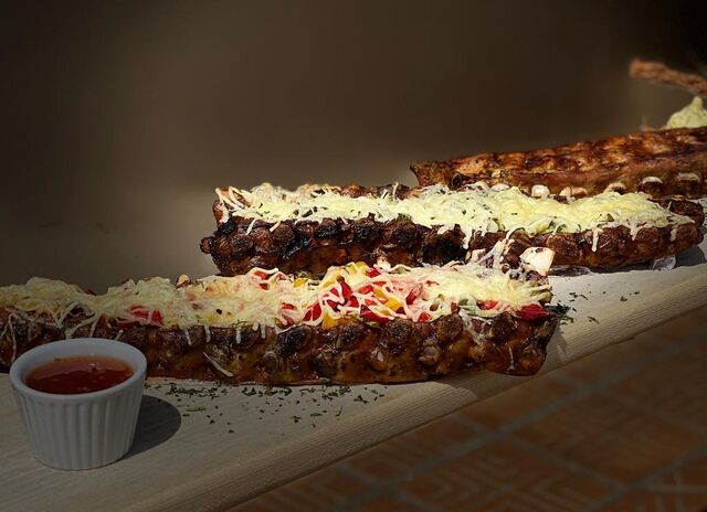 Spare-ribs natuur of met lookboter