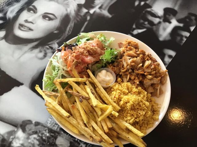 Assiette Kebab/Frites maison