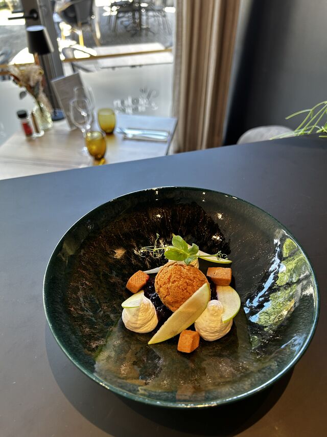 Dessert du jour choux vanillé