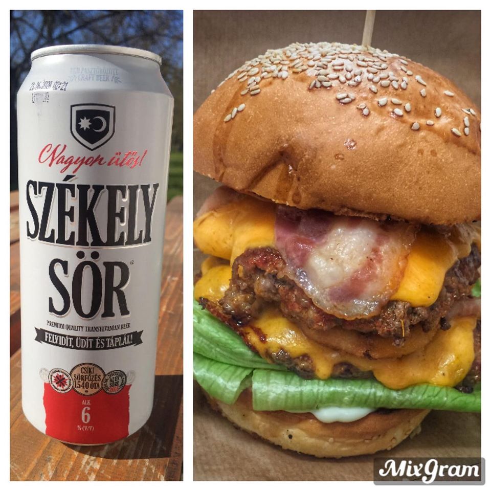 Egy jó hamburger mellé egy jó sör dukál :)