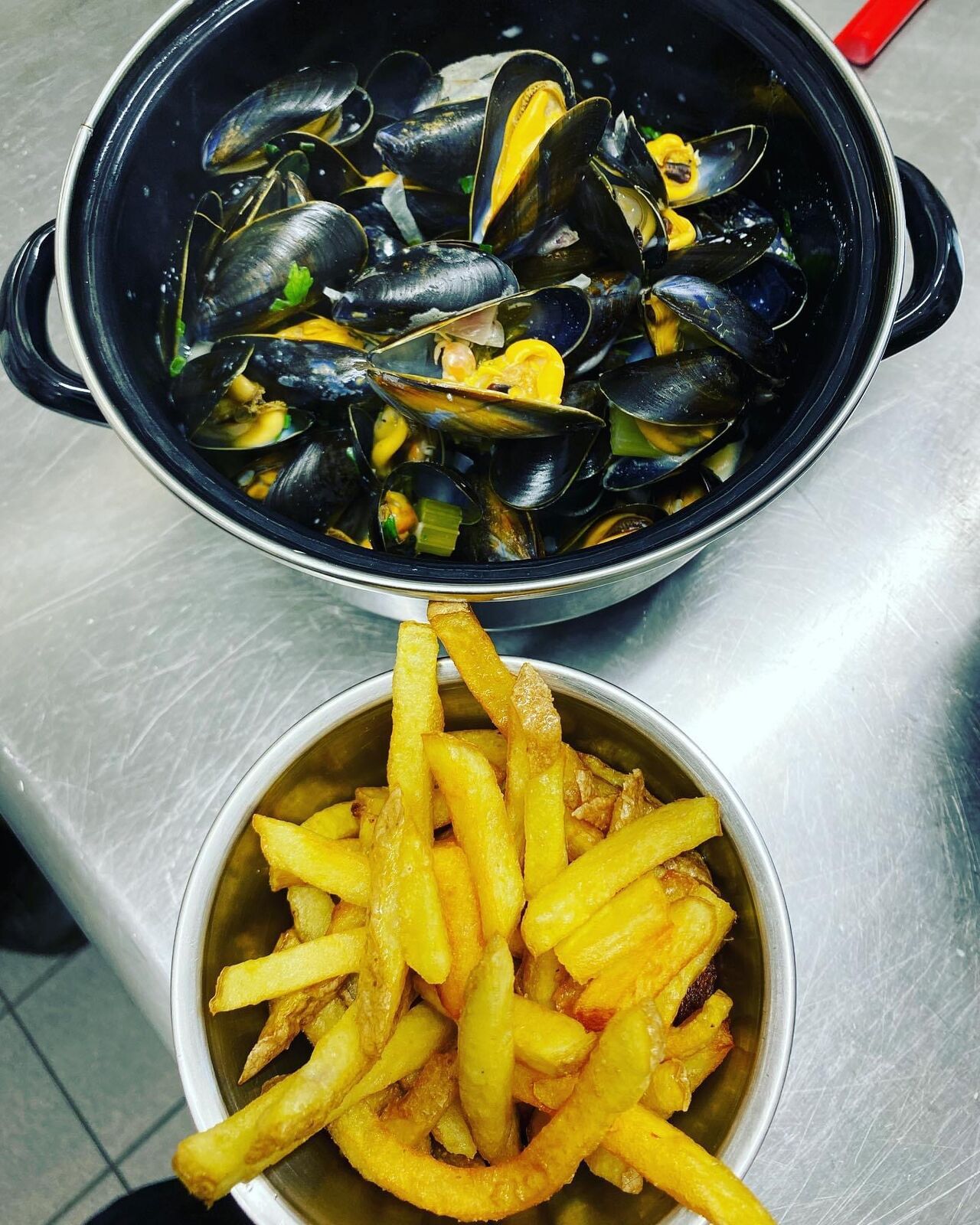 Moules + Frites maison le weekend