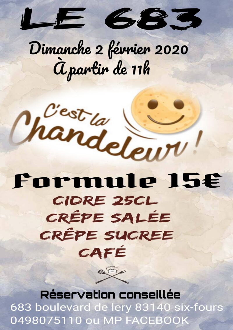 Dimanche 2 février
Chandeleur 