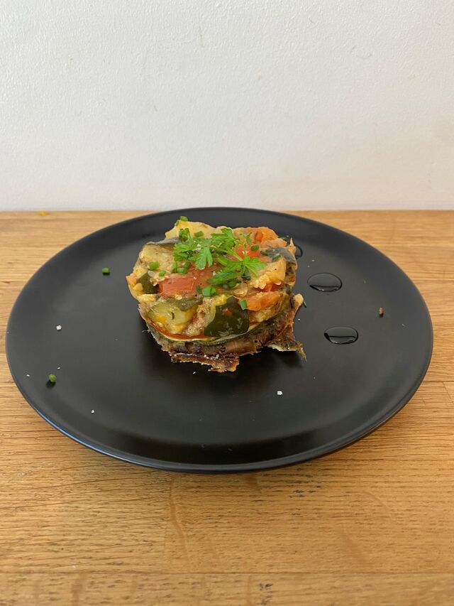 Tarte fine aux légumes 