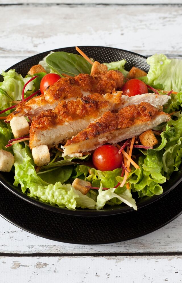 Salade de poulet.