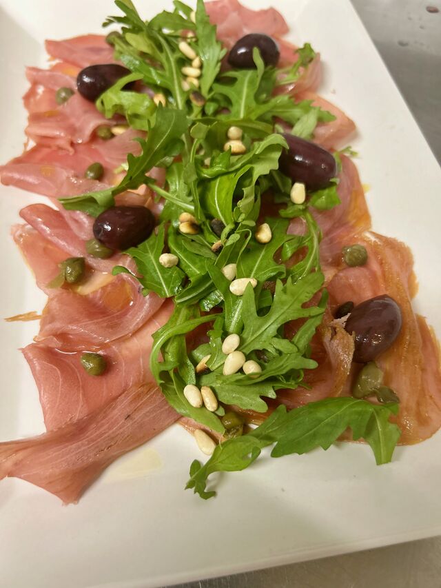 Gerächertes Thunfisch Carpaccio
