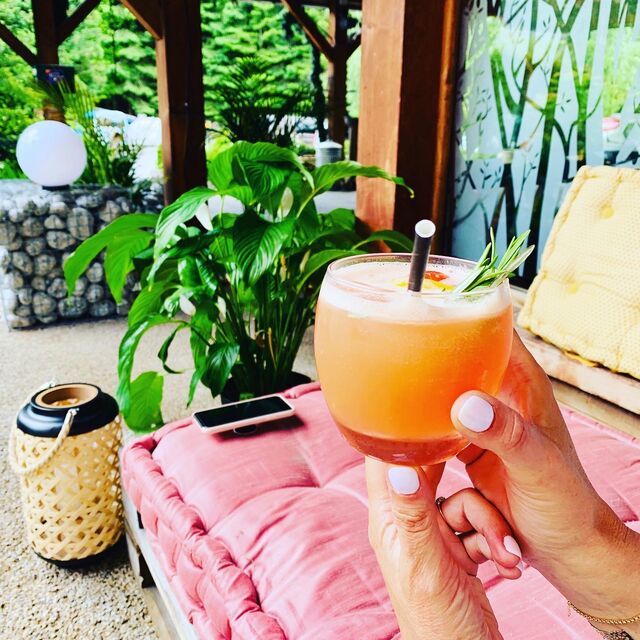 Cocktail gin romarin