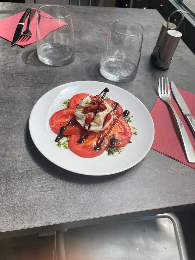 Tomates mozzarella revisitées