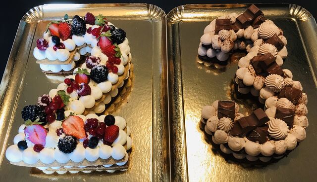 moitié fruits rouge moitié chocolat ..... un vrai délice
